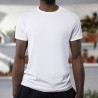 T-shirt col rond blanc